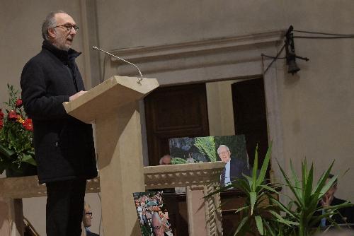 Il vicegovernatore del Friuli Venezia Giulia con delega alla protezione civile interviene al trigesimo in onore dell'on. Giuseppe Zamberletti nel duomo di Gemona